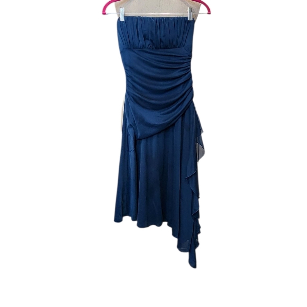 Studio Y Strapless BLUE TEAL Dress